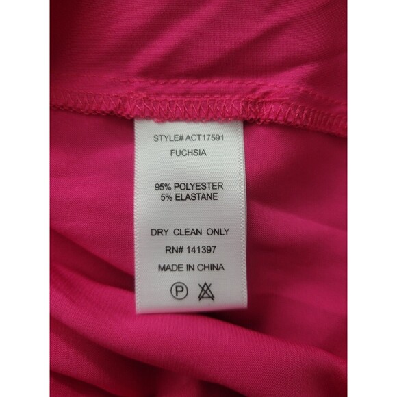 ASTR The Label Ceres Satin Fuchsia Off the Shoulder Sleeveless Top Size S Barbie - Picture 7 of 7